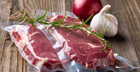 vacuum sealed meat